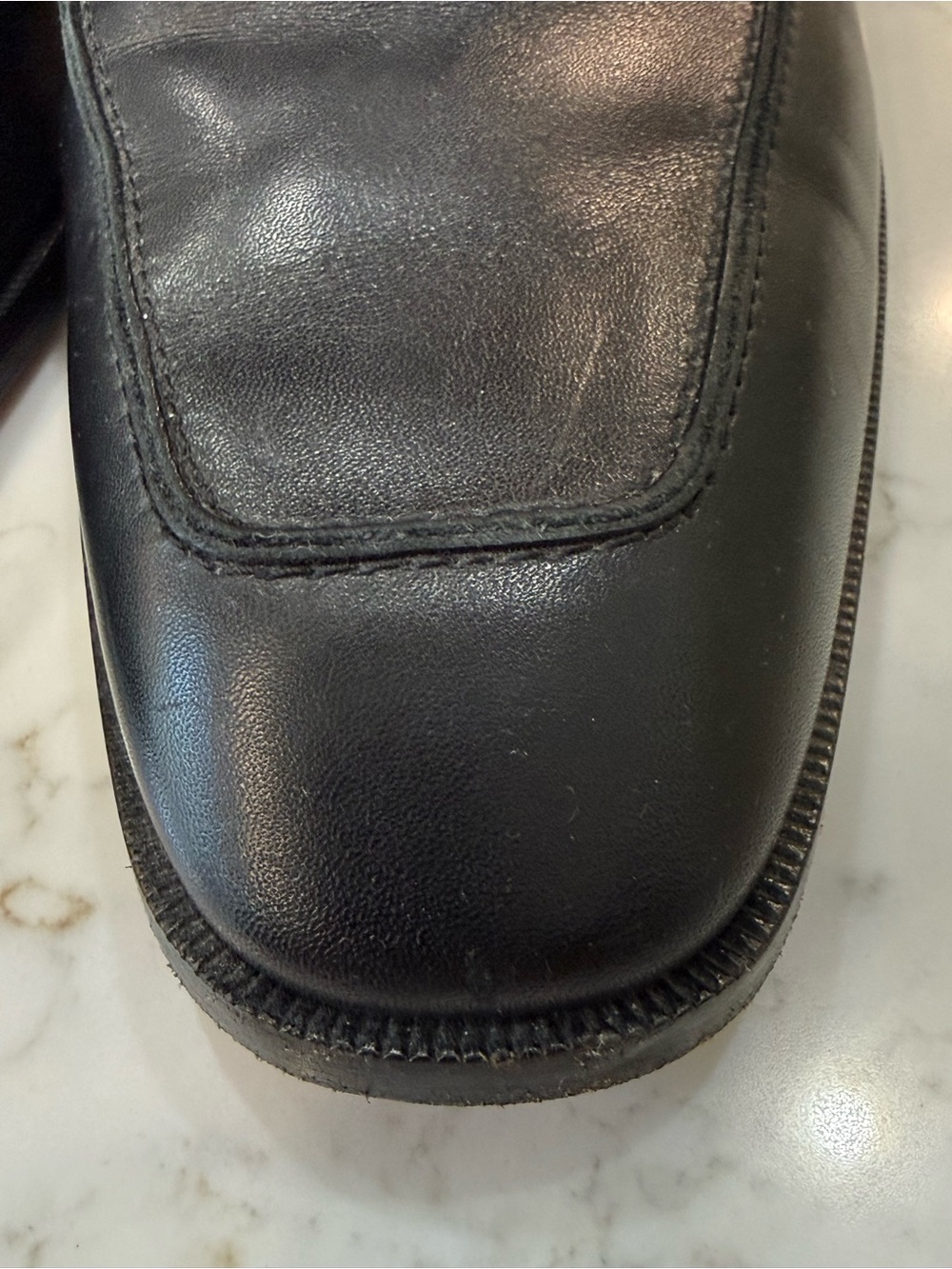 Christian Louboutin Black Leather Ankle Boot with Red Insole Trim - Picture 15 of 15
